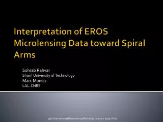Interpretation of EROS Microlensing Data toward Spiral Arms