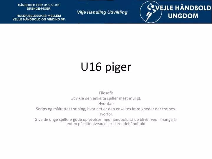 u16 piger