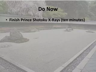do now