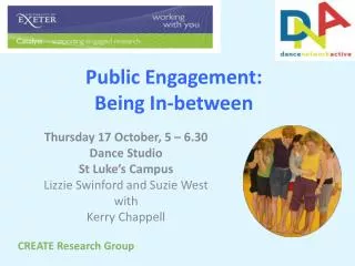 Public Engagement: Being In-between