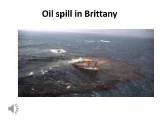 Oil spill in Brittany