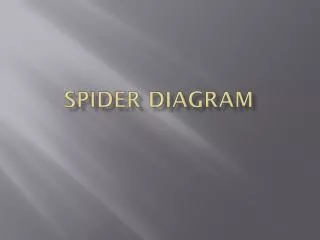 spider diagram
