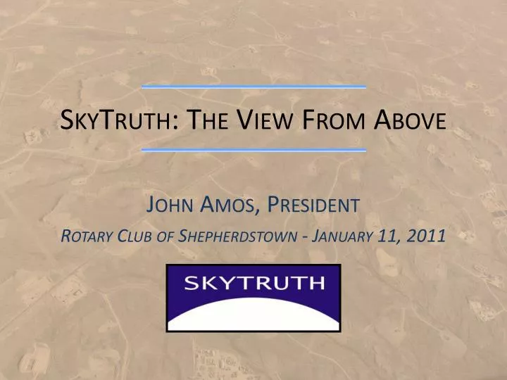 skytruth the view from above