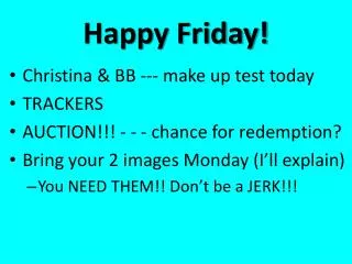 happy friday