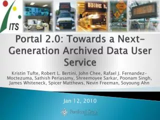 Portal 2.0: Towards a Next-Generation Archived Data User Service