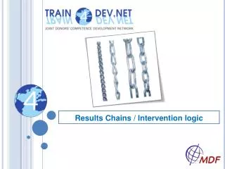 Results Chains / Intervention logic