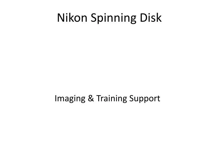 nikon spinning disk