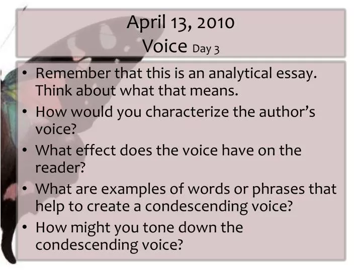 april 13 2010 voice day 3