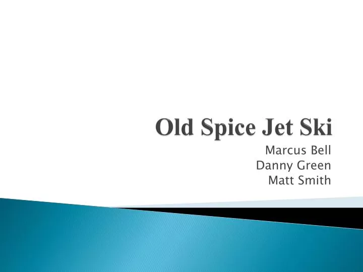 old spice jet ski