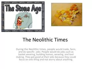 the neolithic times