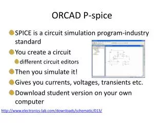 ORCAD P-spice