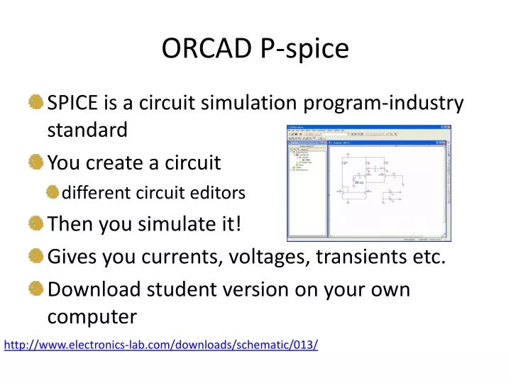 orcad p spice