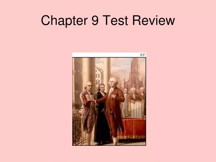 chapter 9 test review