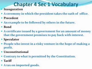 chapter 4 sec 1 vocabulary