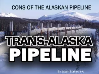 Cons of the Alaskan Pipeline