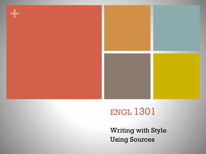 engl 1301