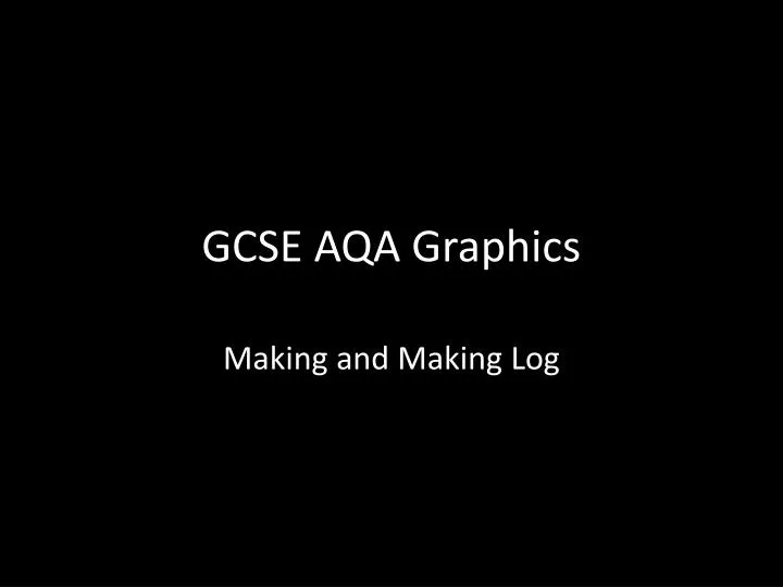 gcse aqa graphics