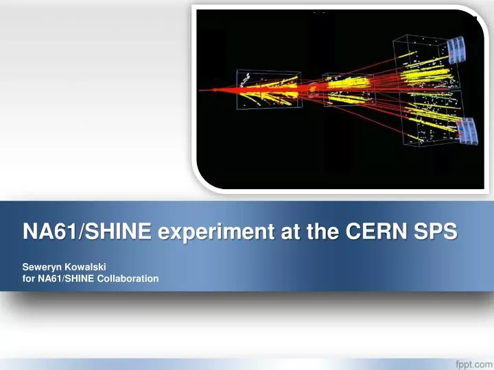 na61 shine experiment at the cern sps