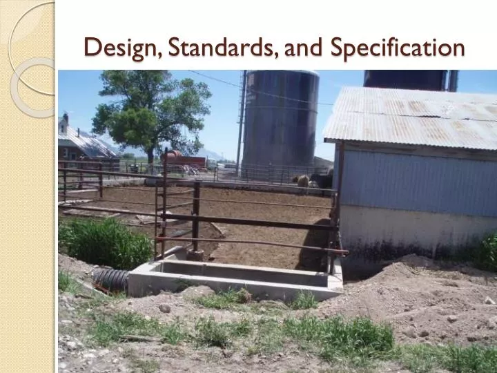 design standards and specification