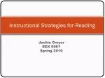 Instructional Strategies for Reading - slide 1