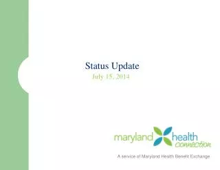 Status Update July 15, 2014