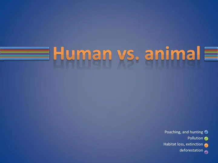 human vs animal