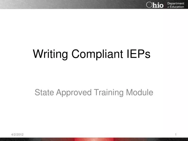 writing compliant ieps