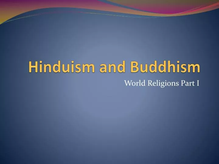 hinduism and buddhism