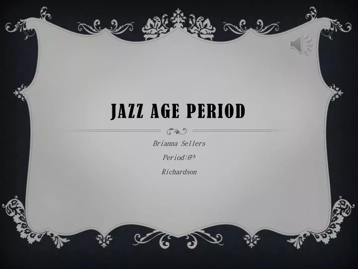 jazz age period