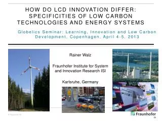 How do LCD innovation differ: specificities of low carbon technologies and energy systems