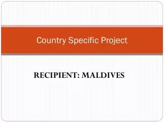 country specific project