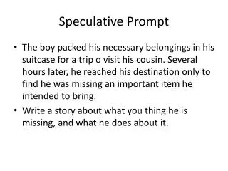 Speculative Prompt