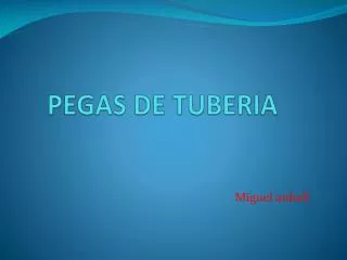 pegas de tuberia