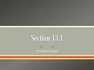Section 13.1