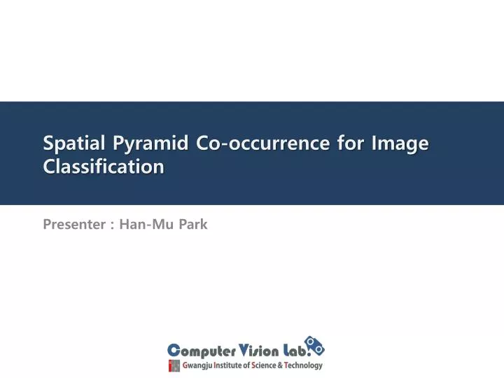 spatial pyramid co occurrence for image classification