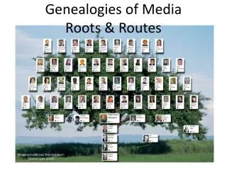 Genealogies of Media Roots &amp; Routes