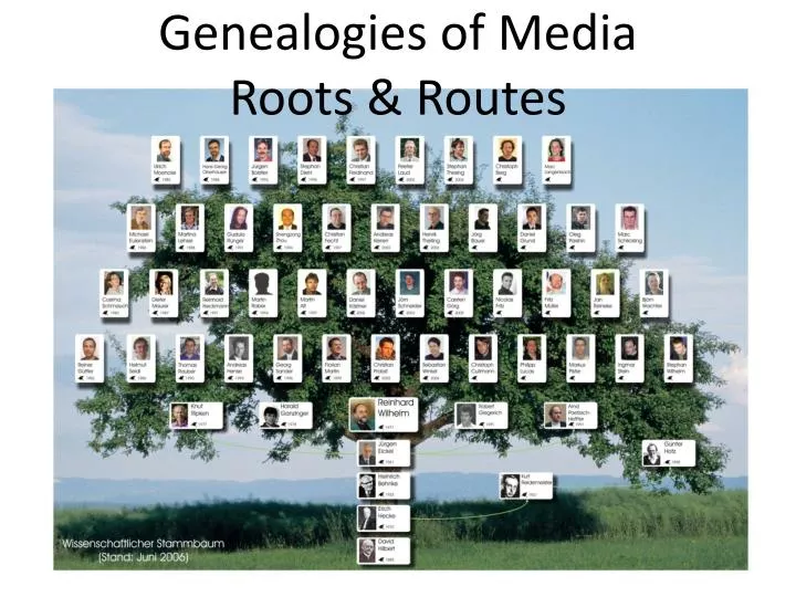 genealogies of media roots routes