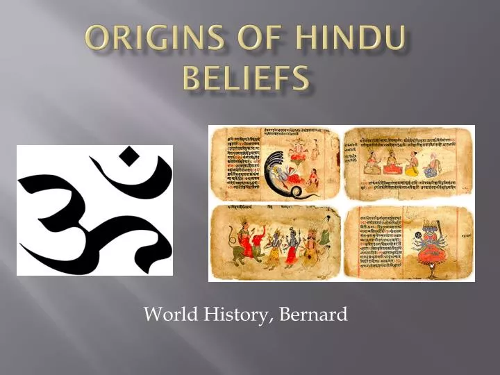 origins of hindu beliefs
