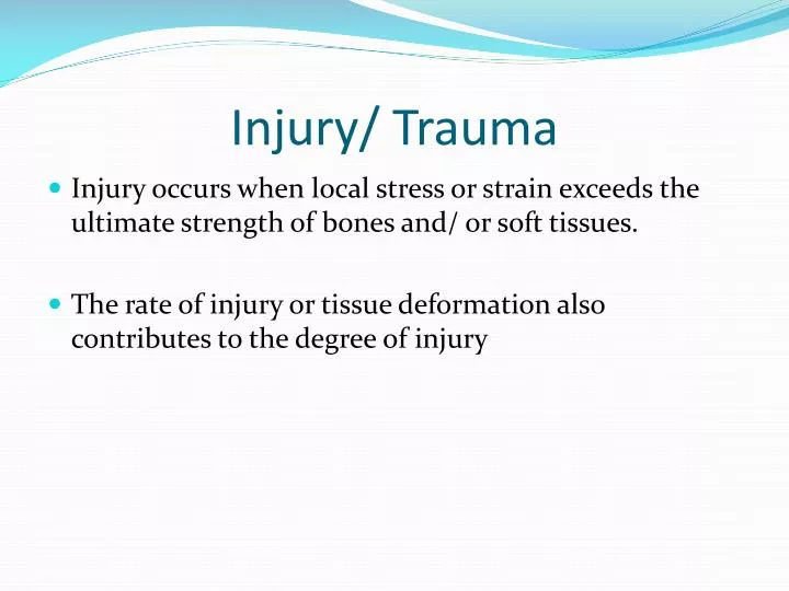 injury trauma