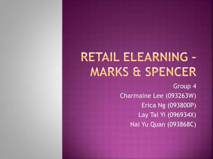retail elearning marks spencer