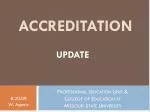 Accreditation - slide 1