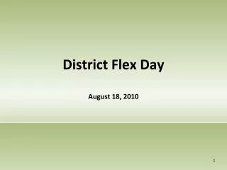 District Flex Day