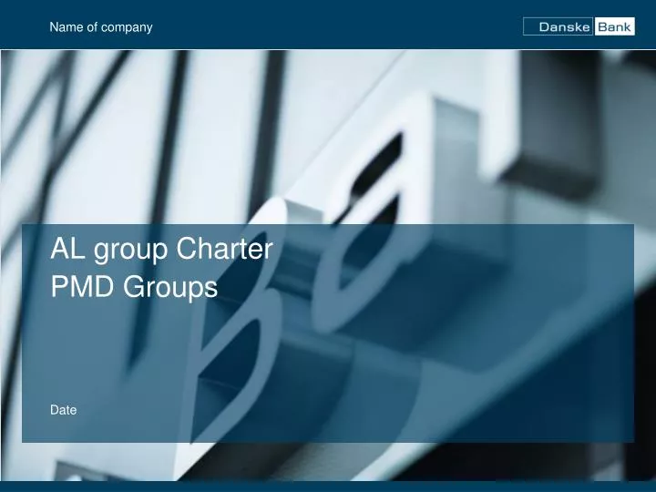 al group charter pmd groups