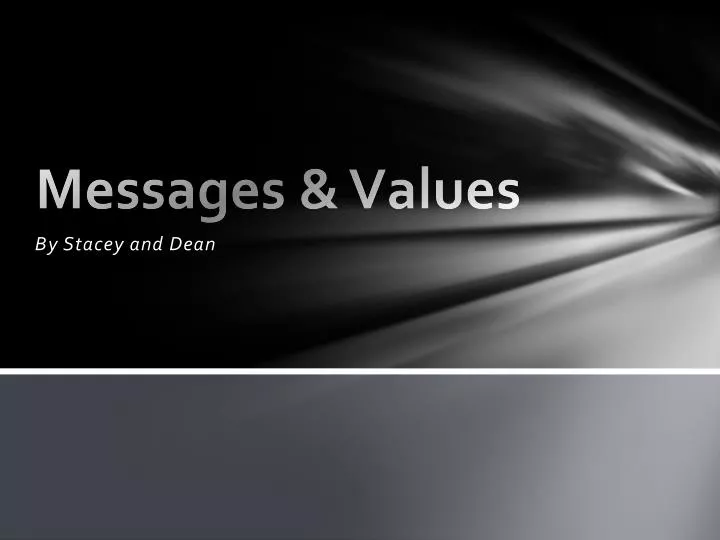 messages values