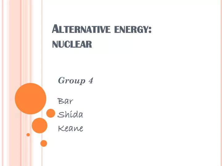 alternative energy nuclear