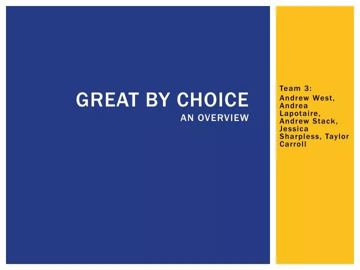 great by choice an overview
