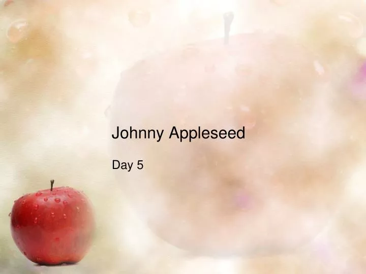 johnny appleseed