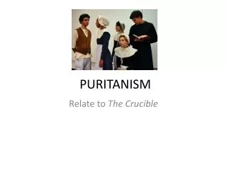 PURITANISM