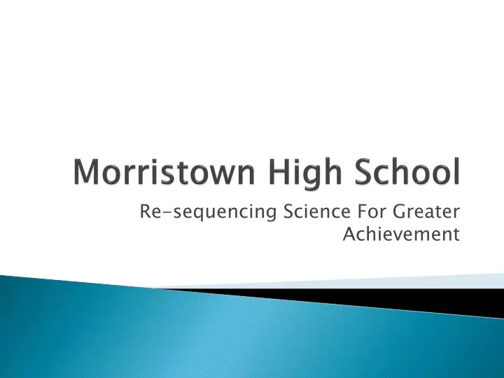 morristown high school
