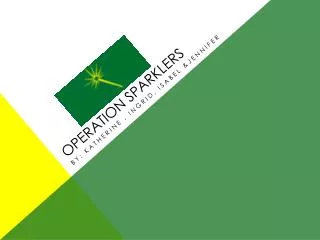 operation sparklers